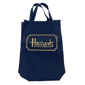 Harrods Nylon Logo Tote Bag OS Blue